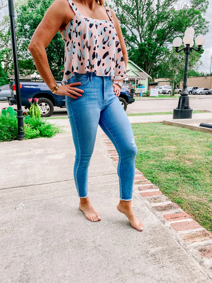 Best reviews of ๐ Turquoise Door Tomball HIGH RISE FRAYED HEM SKINNY Bottoms ๐ 3 Turquoise Door Tomball HIGH RISE FRAYED HEM SKINNY Bottoms