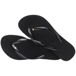 Turquoise Door Tomball SLIM CRYSTAL-BLACK