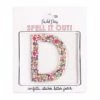 Turquoise Door Tomball CONFETTI STICKER LETTER-D