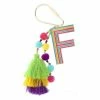 Turquoise Door Tomball ENAMEL TASSEL KEYCHAIN-F Accessories