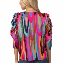 Turquoise Door Tomball Tops KEEVA TOP-FUNKY TOWN