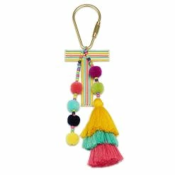 Turquoise Door Tomball Accessories ENAMEL TASSEL KEYCHAIN-T