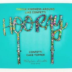 Turquoise Door Tomball HOORAY CAKE TOPPER