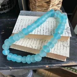 Turquoise Door Tomball LIGHT BLUE GLASS BEADS