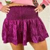 Turquoise Door Tomball HOT PINK WAVY SWING SHORTS Bottoms