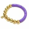Turquoise Door Tomball What's New PALM BEACH GOLD BALL LAVENDER BRACELET