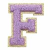 Turquoise Door Tomball F CHENILLE GLITTER LETTER PATCH Accessories