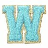 Turquoise Door Tomball Accessories W CHENILLE GLITTER LETTER PATCH