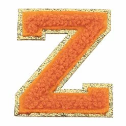 Turquoise Door Tomball Z CHENILLE GLITTER LETTER PATCH