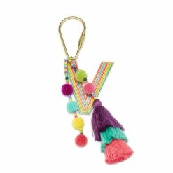 Turquoise Door Tomball ENAMEL TASSEL KEYCHAIN-V Accessories