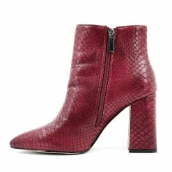 Turquoise Door Tomball VERONICA BOOTIE-WINE SNAKE