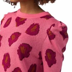 Turquoise Door Tomball What's New BIXBY SWEATER-PINK BLOOM