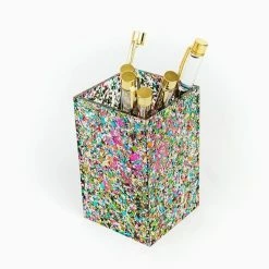 Best Pirce ⭐ Turquoise Door Tomball CONFETTI ACRYLIC PEN CUP Accessories 🎉 7 Turquoise Door Tomball CONFETTI ACRYLIC PEN CUP Accessories