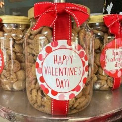 Turquoise Door Tomball Fun Gift Ideas CHOCOLATE CHIP COOKIE HALF GALLON JAR-WHITE