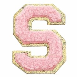 Turquoise Door Tomball S CHENILLE GLITTER LETTER PATCH Accessories