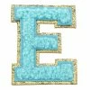 Turquoise Door Tomball Accessories E CHENILLE GLITTER LETTER PATCH