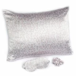 Turquoise Door Tomball GOODNIGHT SATIN SLEEP SET-LEOPARD Fun Gift Ideas