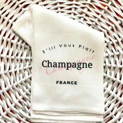 Turquoise Door Tomball KITCHEN TOWEL-CHAMPAGNE FRANCE