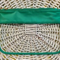 Turquoise Door Tomball Accessories CLEAR MAKE UP CASE-GREEN