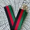 Turquoise Door Tomball AHDORNED-ADJUSTABLE BLACK/RED/GREEN STRIPE STRAP Accessories