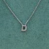 Turquoise Door Tomball Jewelry DIAMOND D NECKLACE