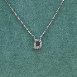 Turquoise Door Tomball Jewelry DIAMOND D NECKLACE