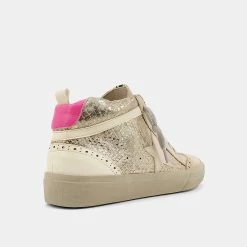 Turquoise Door Tomball PAULINA SNEAKER-GOLD SNAKE Best Sellers