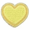 Turquoise Door Tomball Accessories YELLOW HEART PATCH
