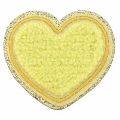 Turquoise Door Tomball Accessories YELLOW HEART PATCH