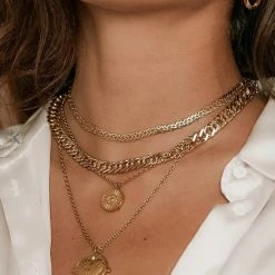 Turquoise Door Tomball GIGI DOUBLE COIN NECKLACE