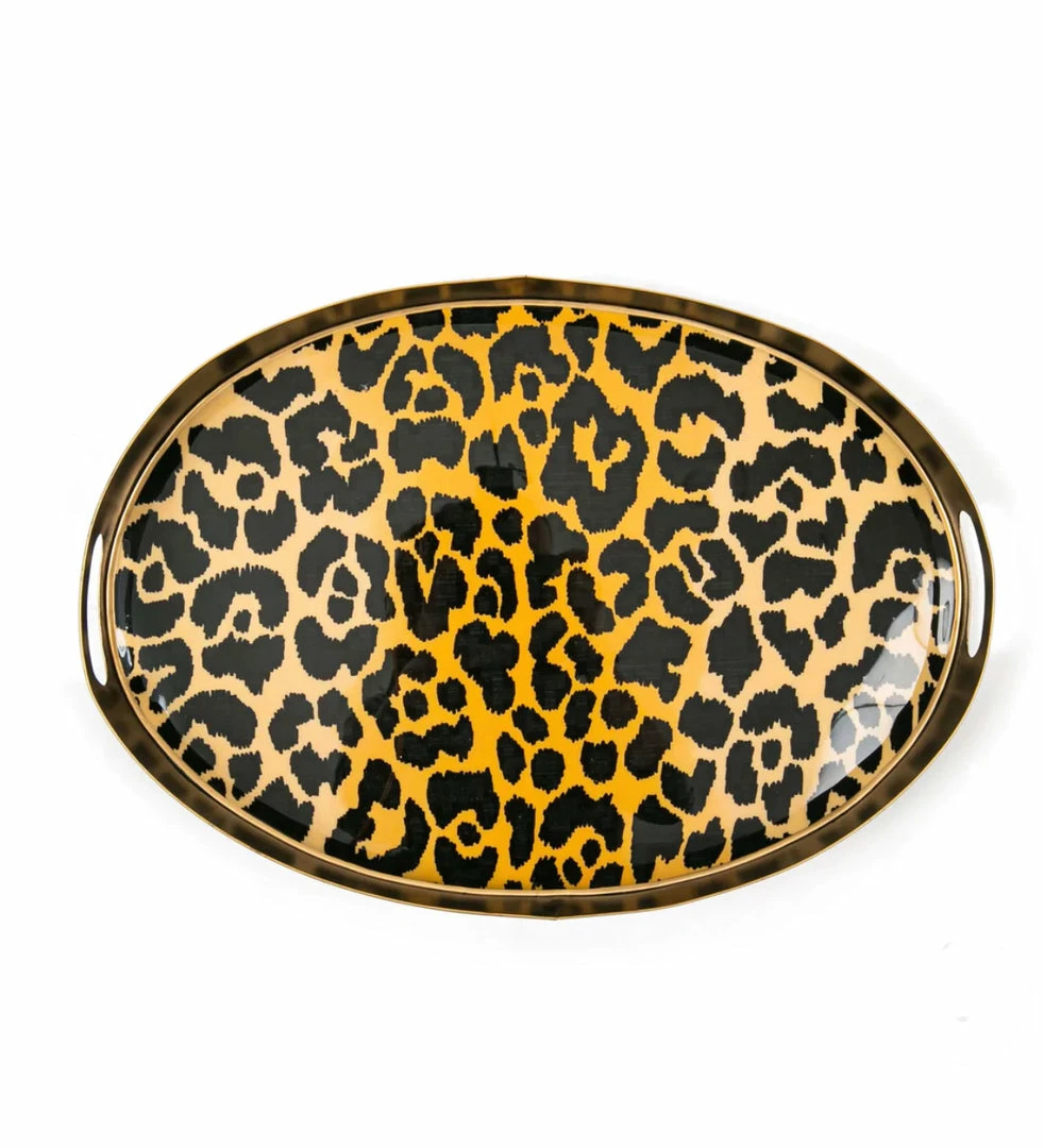 Budget โ Turquoise Door Tomball LEOPARD SPOTS OVAL TRAY Home ๐ฏ 4 Turquoise Door Tomball LEOPARD SPOTS OVAL TRAY Home