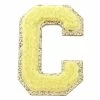 Turquoise Door Tomball C CHENILLE GLITTER LETTER PATCH