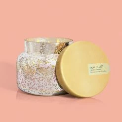 Turquoise Door Tomball Fun Gift Ideas CAPRI BLUE-28 OZ MERCURY JAR-ALOHA ORCHID