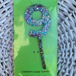 Turquoise Door Tomball CONFETTI CAKE TOPPERS-9