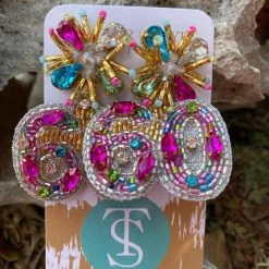 Turquoise Door Tomball Jewelry BEADED BIRTHDAY EARRINGS-60