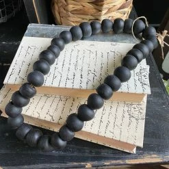 Turquoise Door Tomball BLACK GLASS BEADS