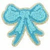 Turquoise Door Tomball AQUA BOW PATCH