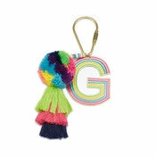 Turquoise Door Tomball ENAMEL TASSEL KEYCHAIN-G Accessories