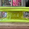 Turquoise Door Tomball RECTANGULAR CLEAR MAKE UP BAG-LIME Accessories