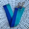 Turquoise Door Tomball AHDORNED-TWO COLOR STRIPE BAG STRAPS-BLUE/TURQUOISE Accessories