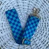 Turquoise Door Tomball AHDORNED-TILE PATTERN BAG STRAP-BLUE/TURQUOISE