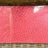 Turquoise Door Tomball RED W/WHITE POLKA DOT PLACEMAT Home