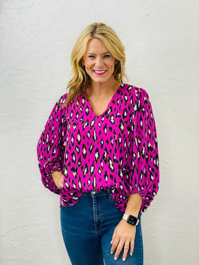 Cheapest ๐ฅฐ Turquoise Door Tomball SONYA ANIMAL PRINT TOP ๐ 3 Turquoise Door Tomball SONYA ANIMAL PRINT TOP