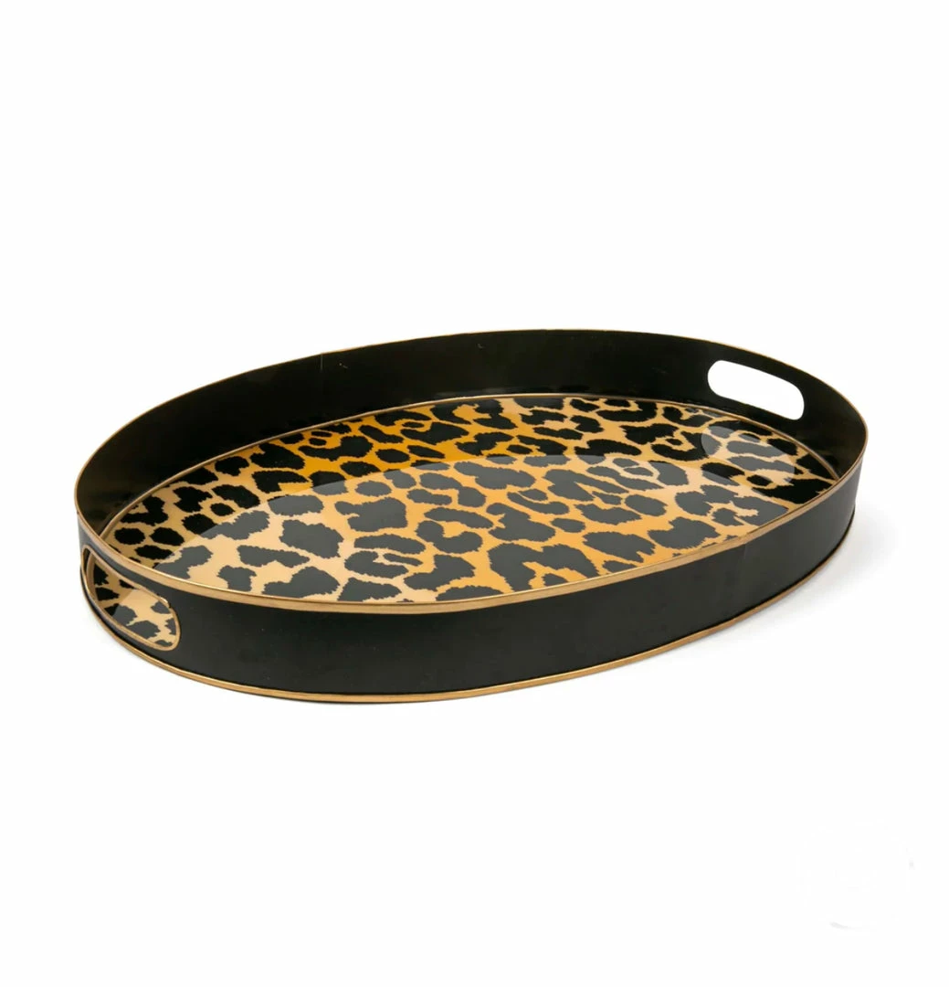 Budget โ Turquoise Door Tomball LEOPARD SPOTS OVAL TRAY Home ๐ฏ 3 Turquoise Door Tomball LEOPARD SPOTS OVAL TRAY Home