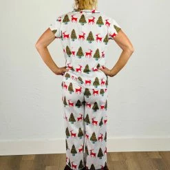 Turquoise Door Tomball What's New ROYAL TARTAN FOREST LUXE SATEEN CAPRI PJ SET