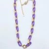 Turquoise Door Tomball What's New CHUNKY PURPLE LINK NECKLACE