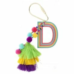 Turquoise Door Tomball ENAMEL TASSEL KEYCHAIN-D Accessories