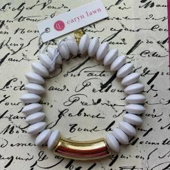 Turquoise Door Tomball PALM BEACH SPREE BRACELET-WHITE What's New