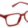 Turquoise Door Tomball PEEPERS-BOWIE-RED +1.00 (BLUE LIGHT)