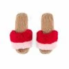Turquoise Door Tomball MORA RED/PINK PLUSH SLIPPERS Accessories